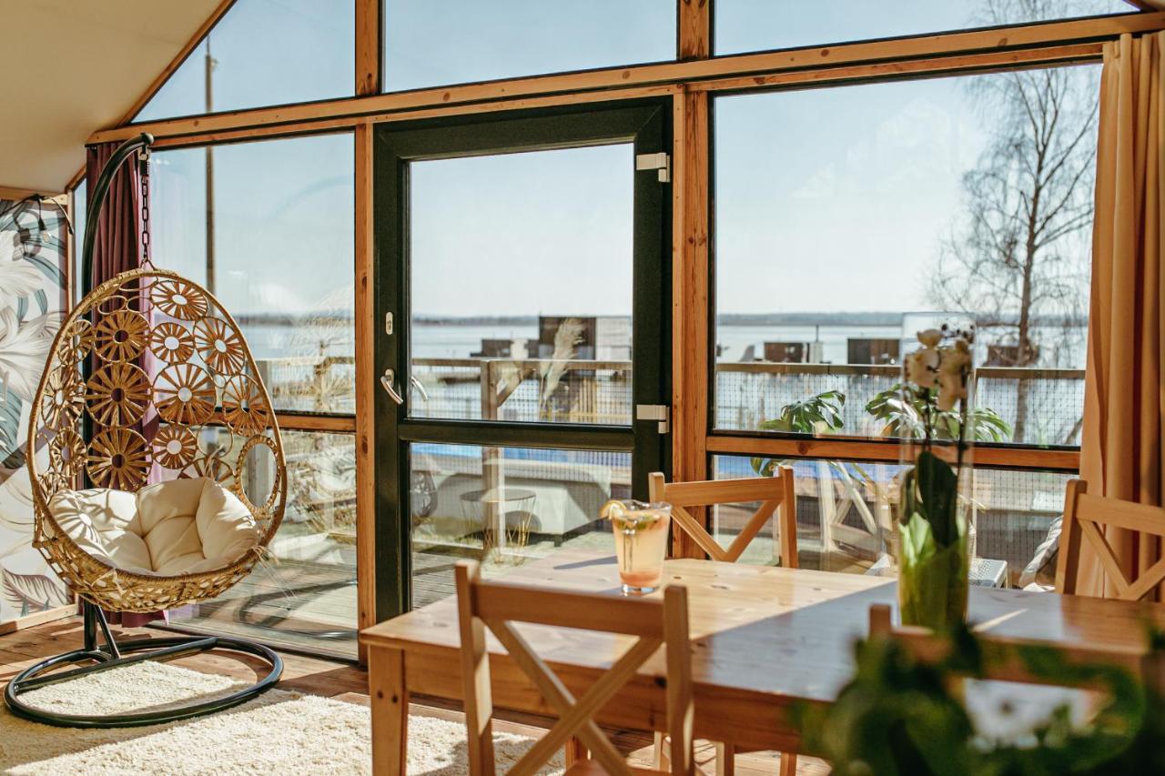 Herbals - Tree&Lake Houses With Bath, Sauna, Bikes, Motorboat Mielno  Eksteriør bilde