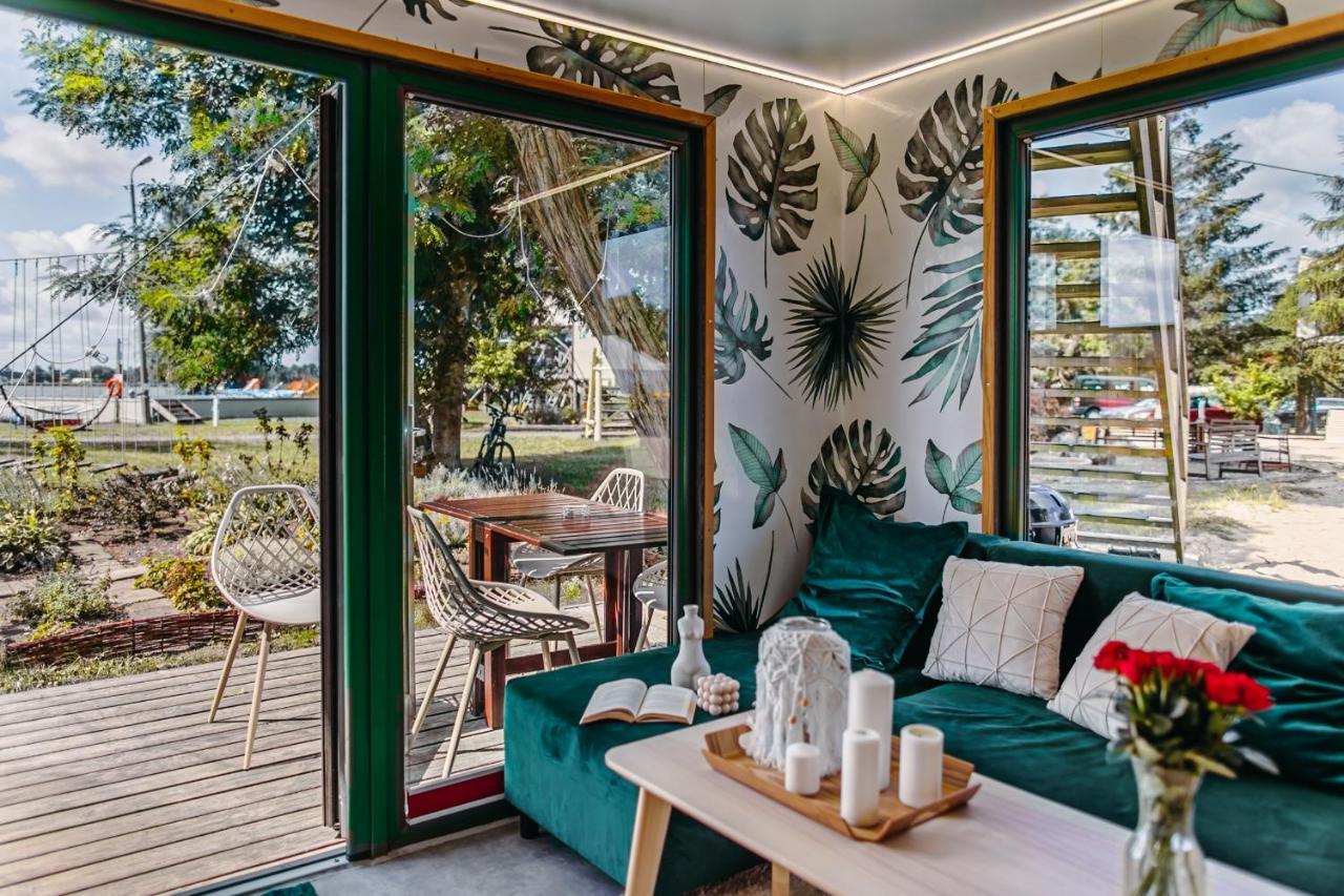 Herbals - Tree&Lake Houses With Bath, Sauna, Bikes, Motorboat Mielno  Rom bilde